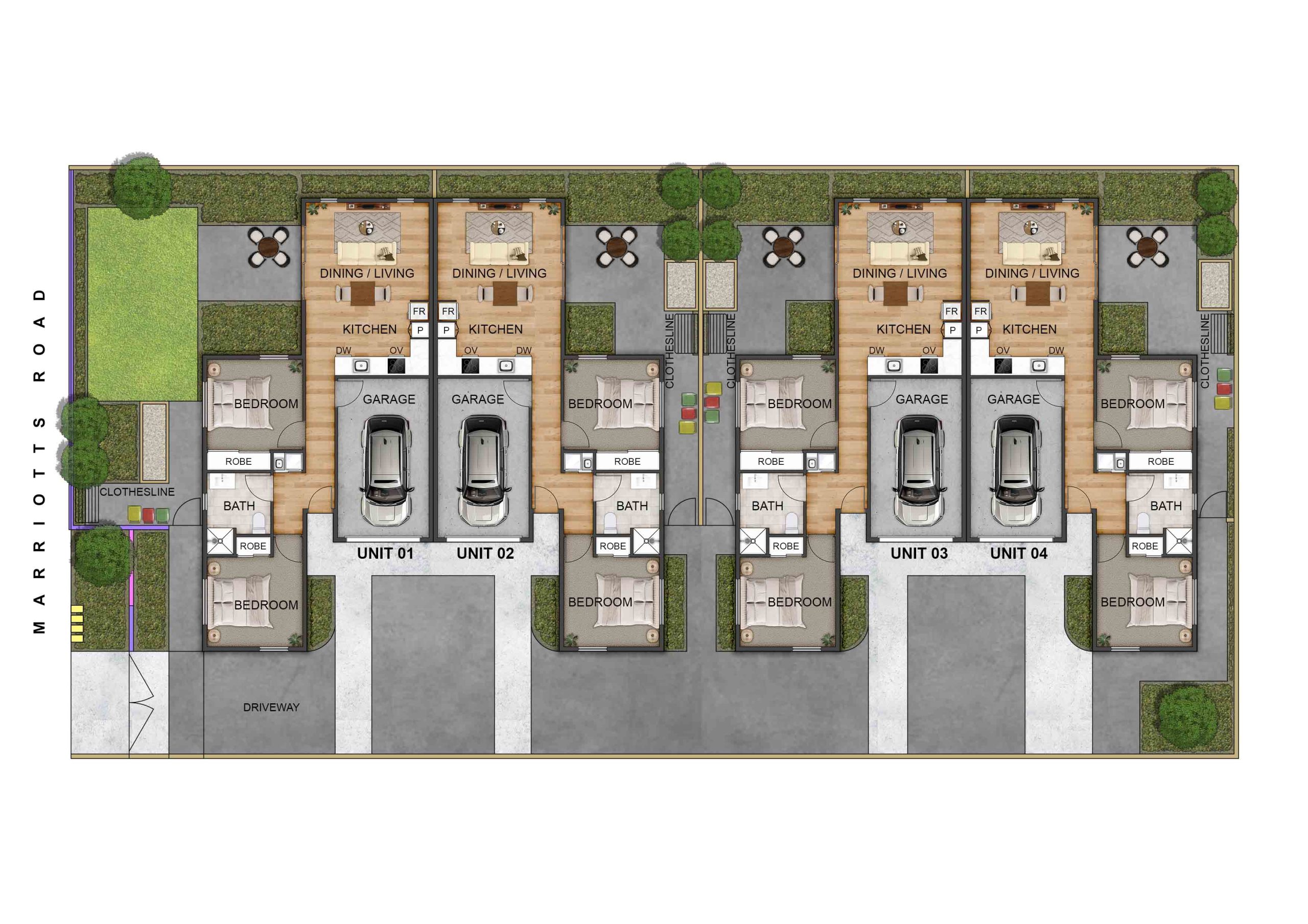 Brand new development at 67 Marriotts Road